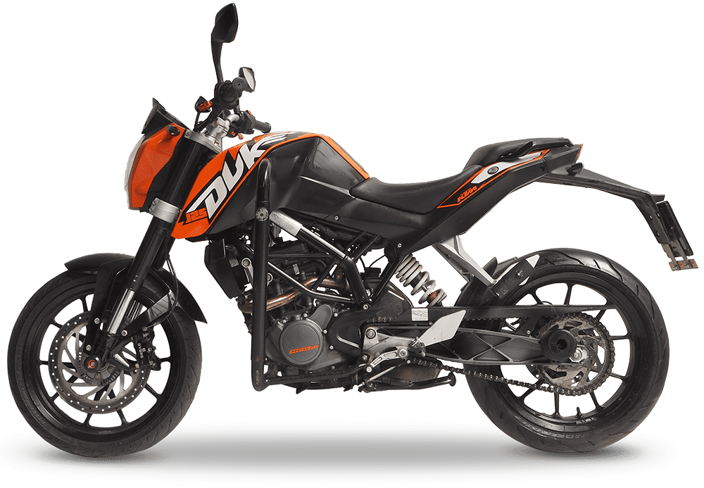 KTM Duke 125 cm3 - wypożyczalnia motocykli